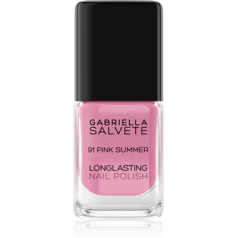 Gabriella Salvete Longlasting Enamel dolgoobstojen lak za nohte z visokim sijajem odtenek 91 Pink Summer 11 ml
