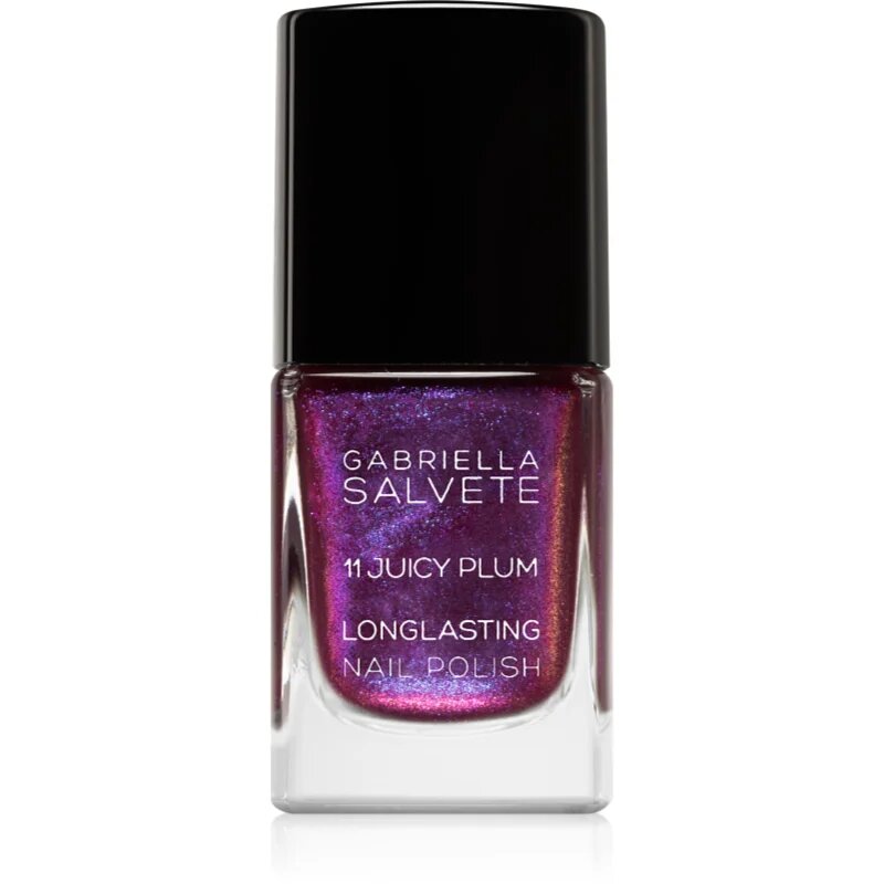 Gabriella Salvete Longlasting Enamel lak za nohte s holografskim učinkom odtenek 11 Juicy Plum 11 ml