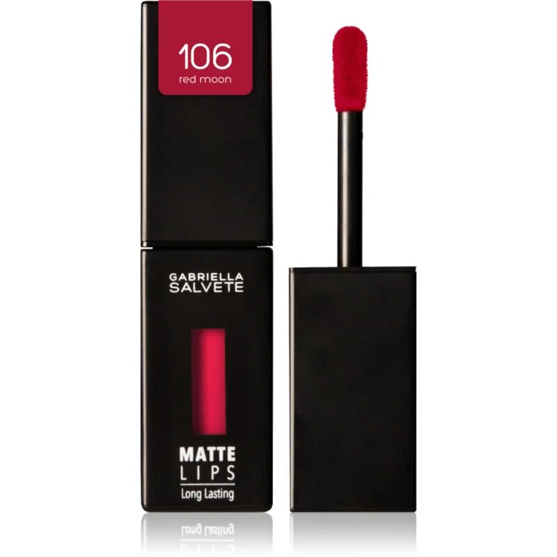 Gabriella Salvete Matte Lips dolgoobstojna tekoča šminka z mat učinkom odtenek 106 Red Moon 45 ml