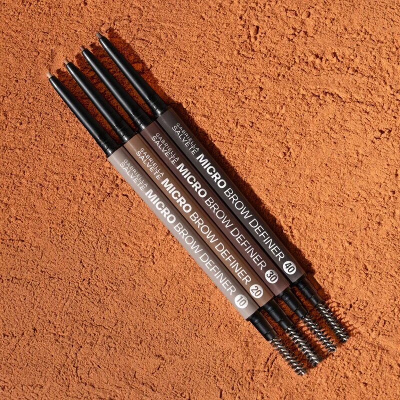 Gabriella Salvete Micro Brow Definer natančni svinčnik za obrvi s krtačko odtenek 10 0.08 g