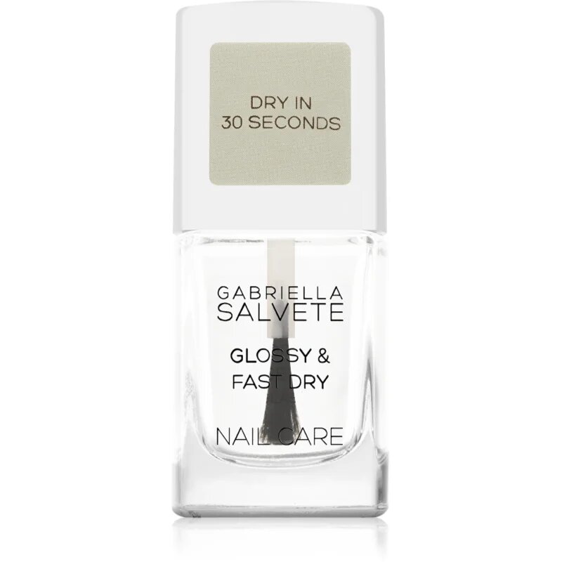 Gabriella Salvete Nail Care Glossy & Fast Dry hitro sušeči zgornji lak za nohte 11 ml