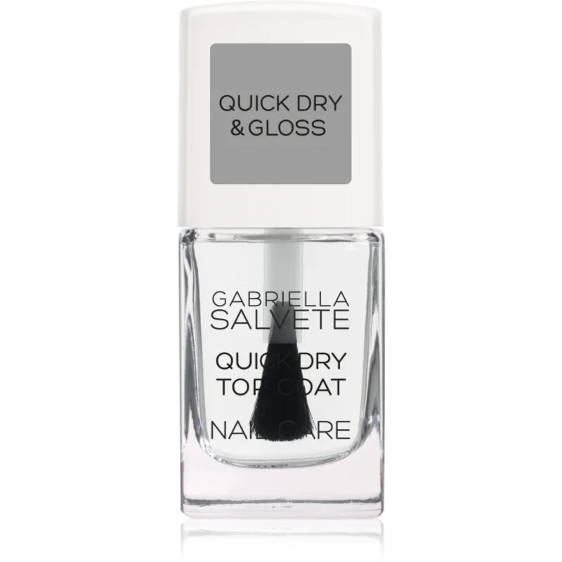 Gabriella Salvete Nail Care Quick Dry & Gloss hitro sušeči zgornji lak 11 ml