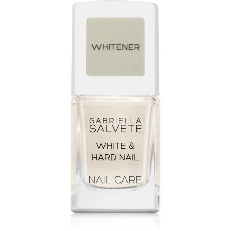 Gabriella Salvete Nail Care White & Hard Nail podlaga za lak z učvrstitvenim učinkom 11 ml
