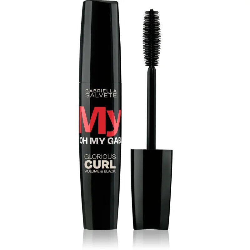 Gabriella Salvete Oh My Gab! My Curl maskara za volumen in privihanje trepalnic odtenek Black 14 ml