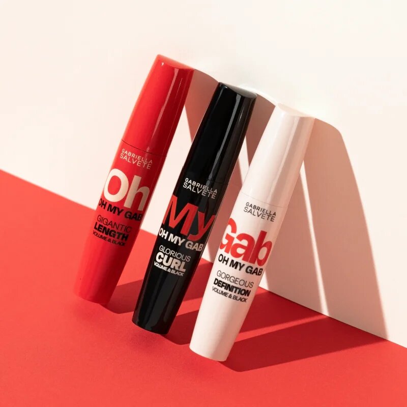 Gabriella Salvete Oh My Gab! My Curl maskara za volumen in privihanje trepalnic odtenek Black 14 ml
