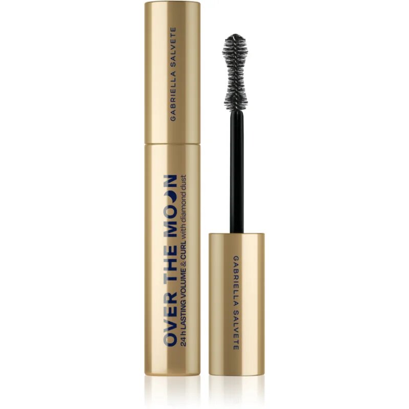 Gabriella Salvete Over The Moon 24H Volume & Curl dolgoobstojna maskara za volumen z diamantnim prahom odtenek Black 9.5 ml