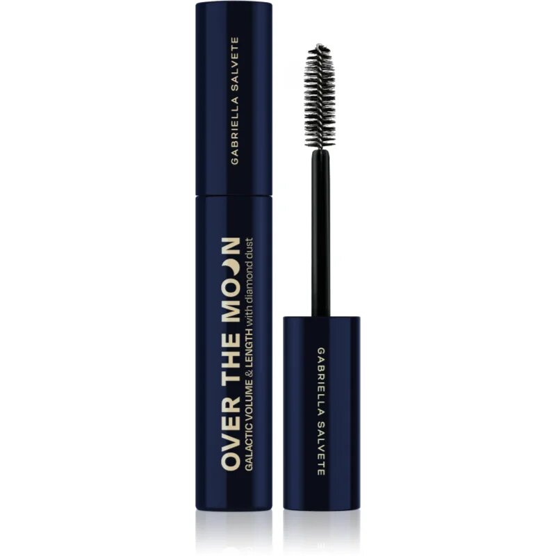 Gabriella Salvete Over The Moon Galactic Volume & Length maskara za volumen in podaljšanje trepalnic z diamantnim prahom odtenek Black 9.5 ml