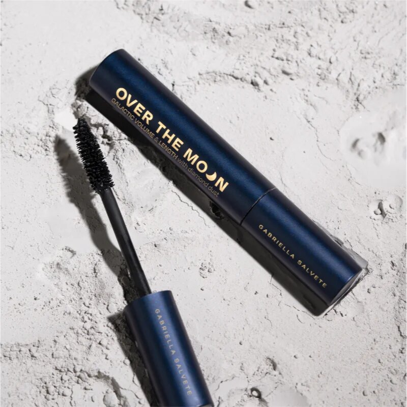 Gabriella Salvete Over The Moon Galactic Volume & Length maskara za volumen in podaljšanje trepalnic z diamantnim prahom odtenek Black 9.5 ml