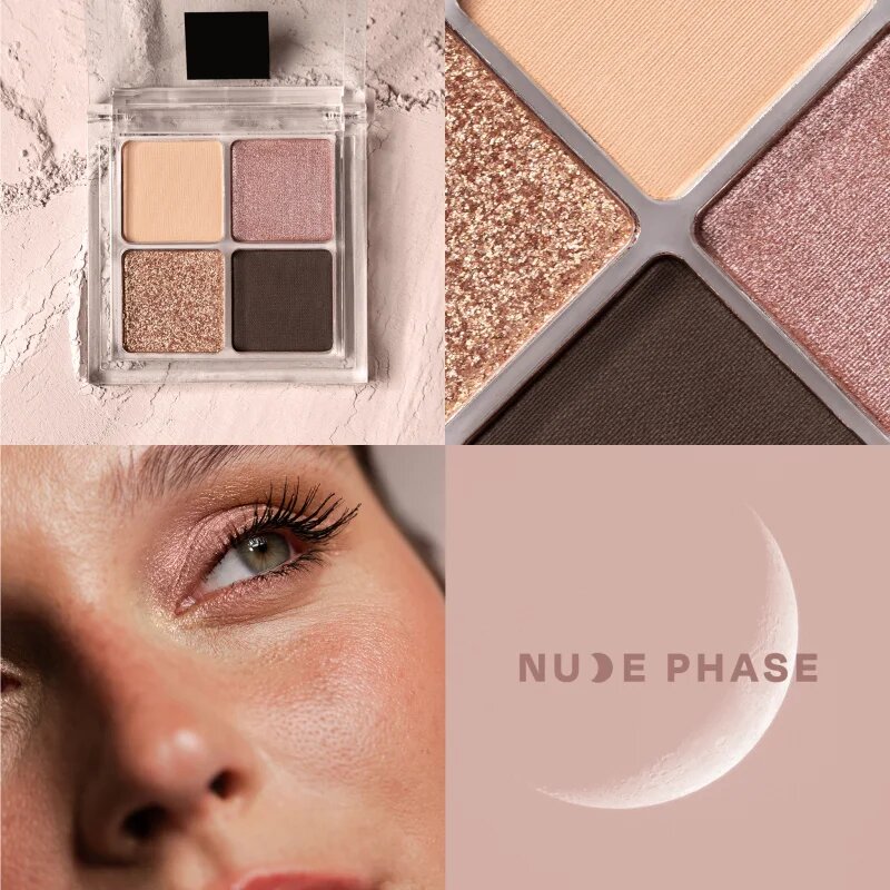 Gabriella Salvete Over The Moon paleta senčil za oči Nude Phase 4 g