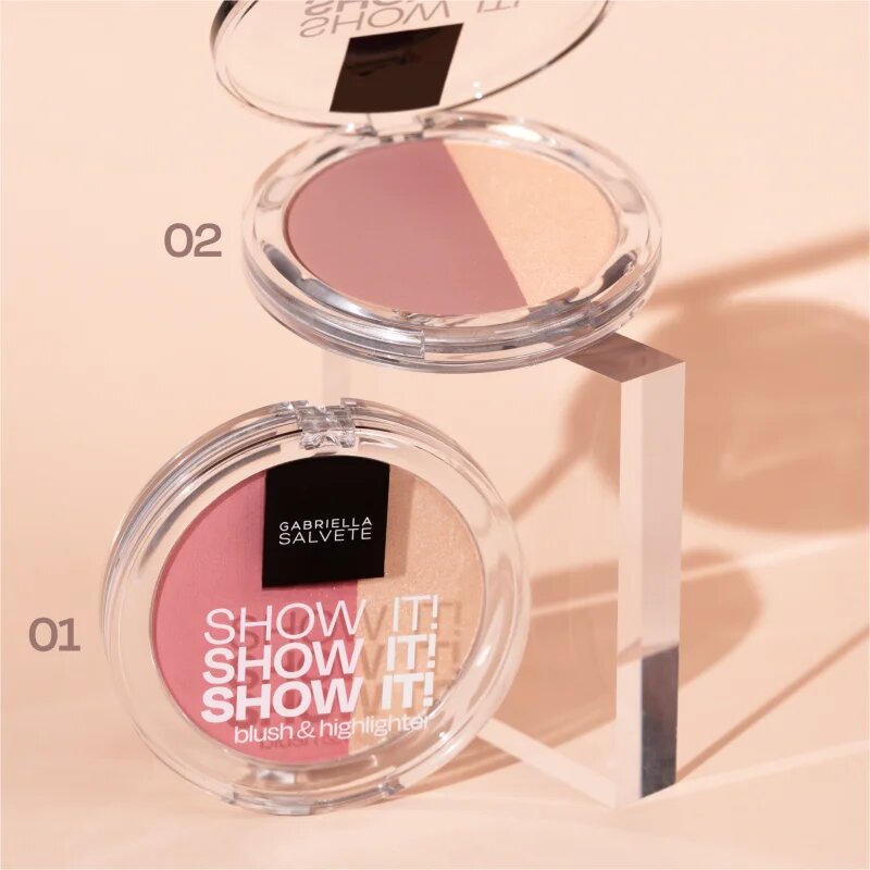 Gabriella Salvete Show It! rdečilo z osvetljevalcem odtenek 02 9 g