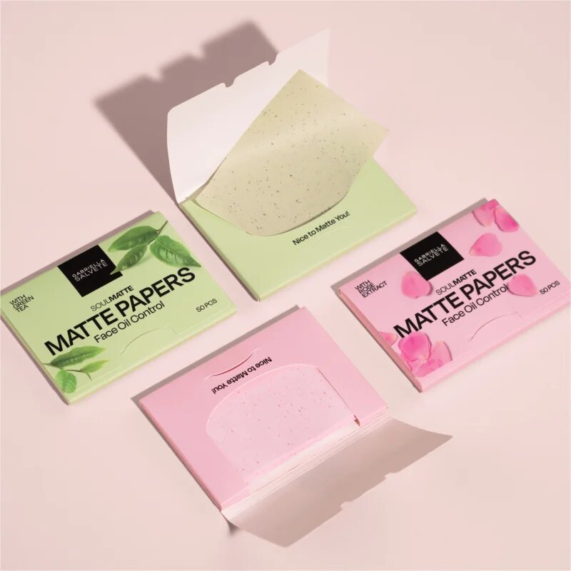 Gabriella Salvete SoulMatte Green Tea papirčki za matiranje z zelenim čajem 50 kos