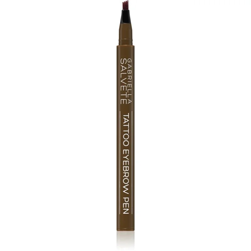 Gabriella Salvete Tattoo Eyebrow Pen tekoče črtalo za obrvi odtenek 03 Dark Brown 028 g
