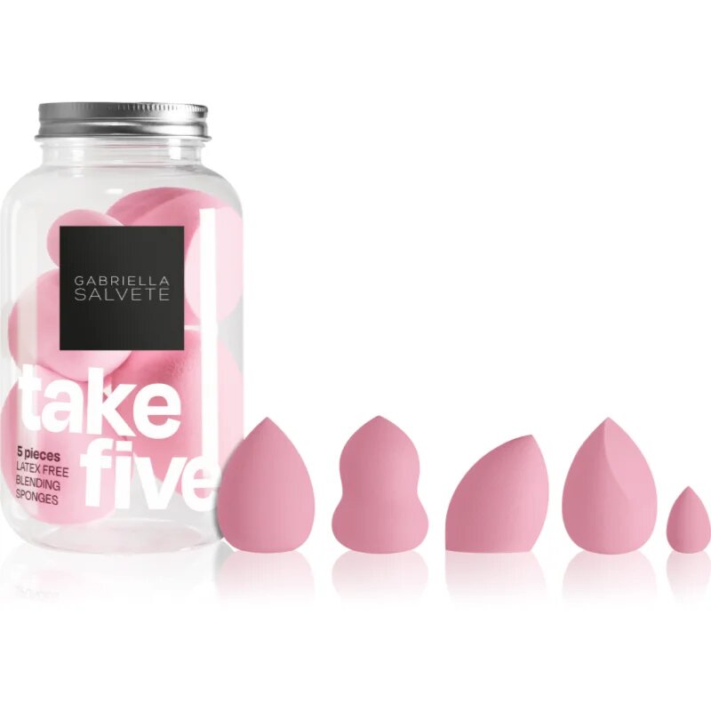Gabriella Salvete Tools Take Five set aplikatorjev za obraz odtenek Pink 5 kos
