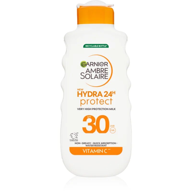 Garnier Ambre Solaire Hydra 24h zaščitni losjon za sončenje z vlažilnim učinkom SPF 30 175 ml