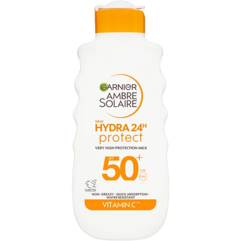Garnier Ambre Solaire Hydra 24h zaščitni losjon za sončenje z vlažilnim učinkom SPF 50+ 175 ml