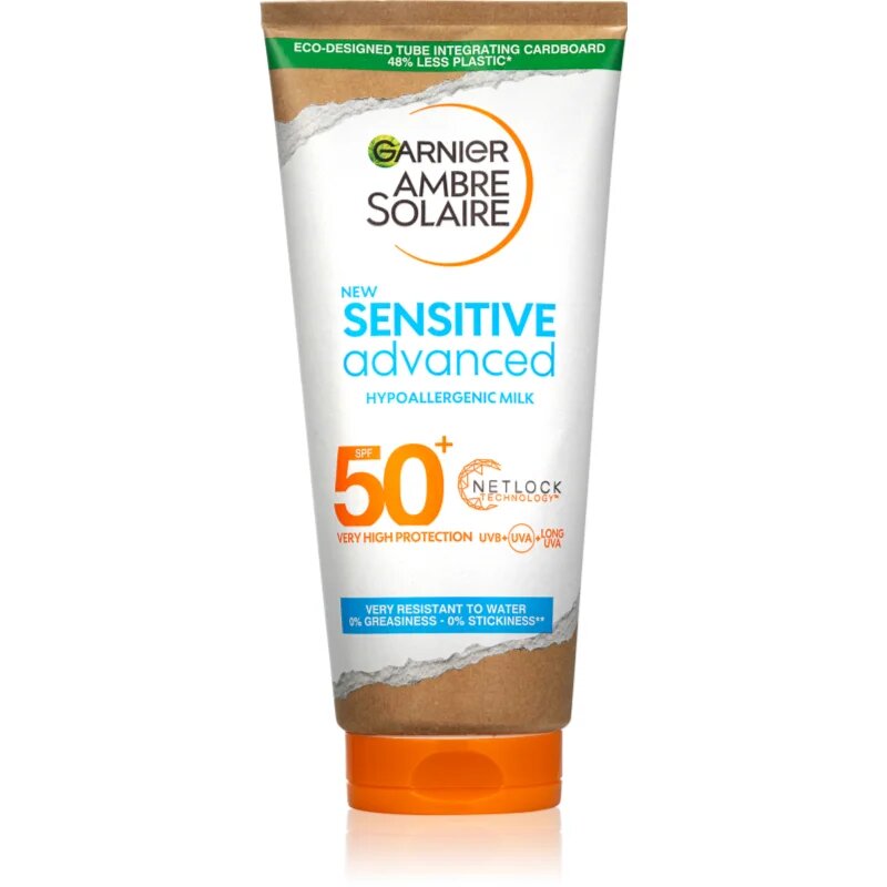 Garnier Ambre Solaire Sensitive Advanced losjon za sončenje za občutljivo kožo SPF 50+ 175 ml