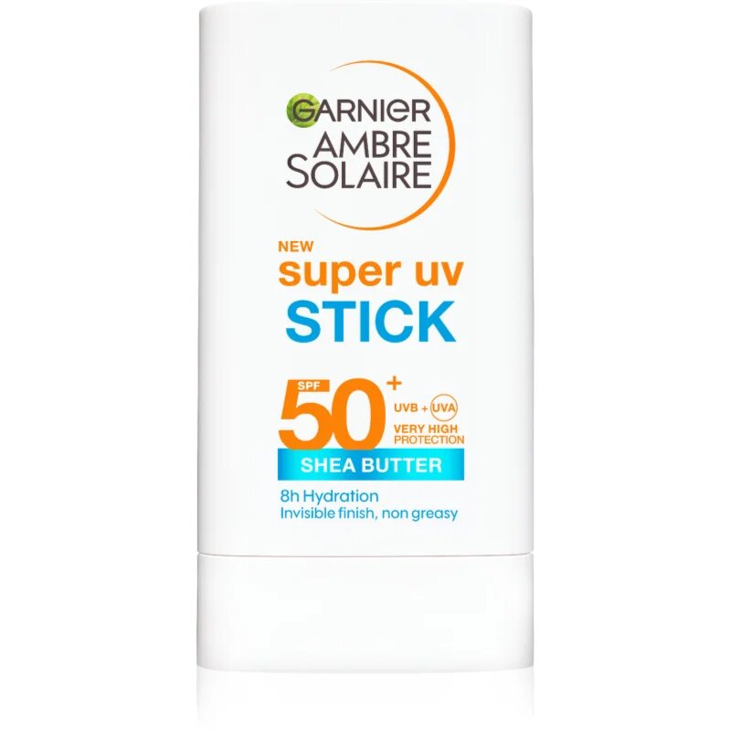 Garnier Ambre Solaire Super UV krema za sončenje v paličici za telo in obraz SPF 50+ 18 g