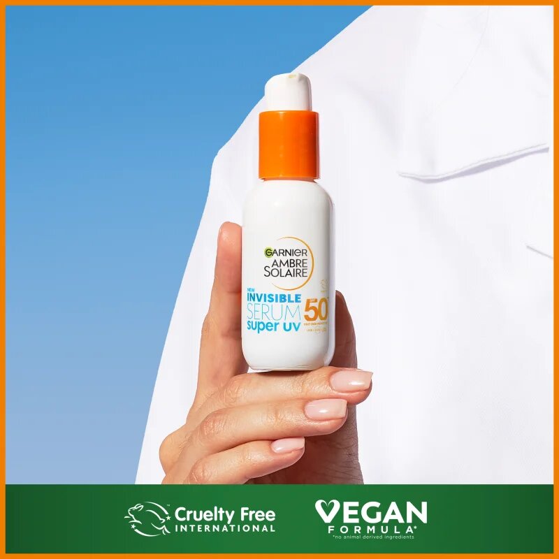 Garnier Ambre Solaire Super UV lahki serum z visoko UV zaščito SPF 50+ 30 ml