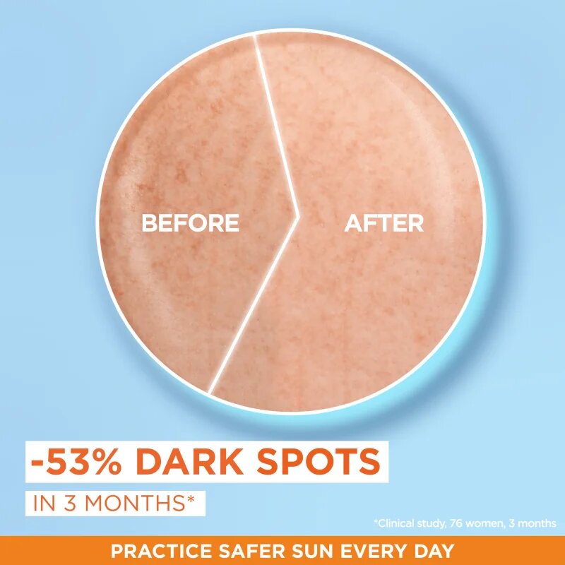 Garnier Ambre Solaire Super UV Vitamin C lahki zaščitni fluid proti temnim madežem SPF 50+ 40 ml
