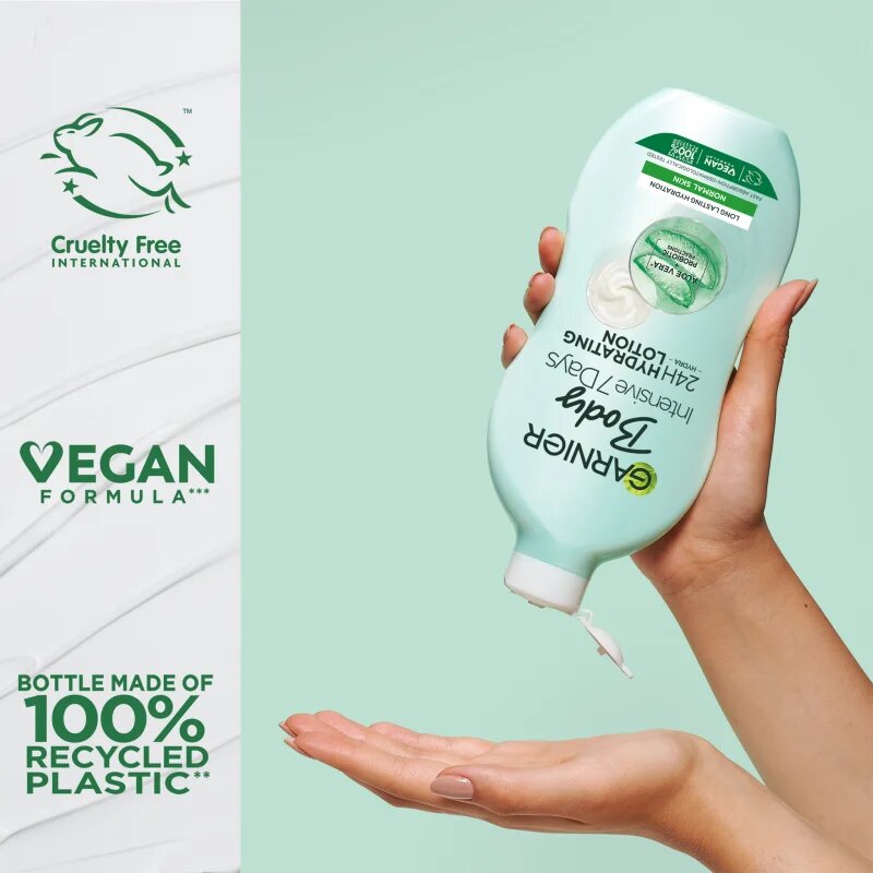 Garnier Body Intensive 7 Days vlažilni losjon za telo z aloe vero 400 ml