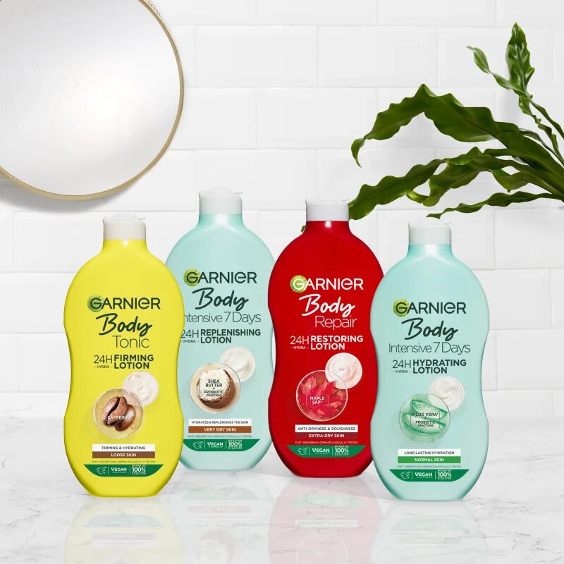 Garnier Body Tonic vlažilni in učvrstitveni losjon za telo 400 ml