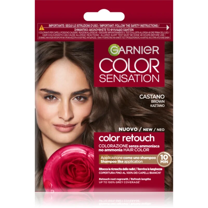 Garnier Color Sensation Retouch tonirana barva za narastek odtenek Brown 1 kos