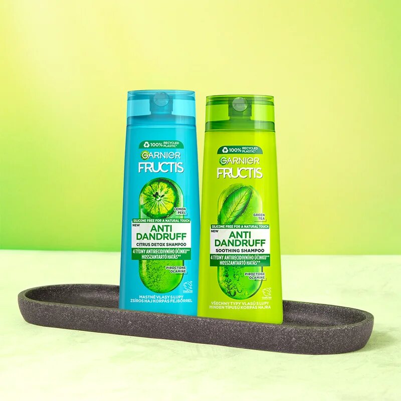 Garnier Fructis Antidandruff šampon za mastne lase proti prhljaju 250 ml