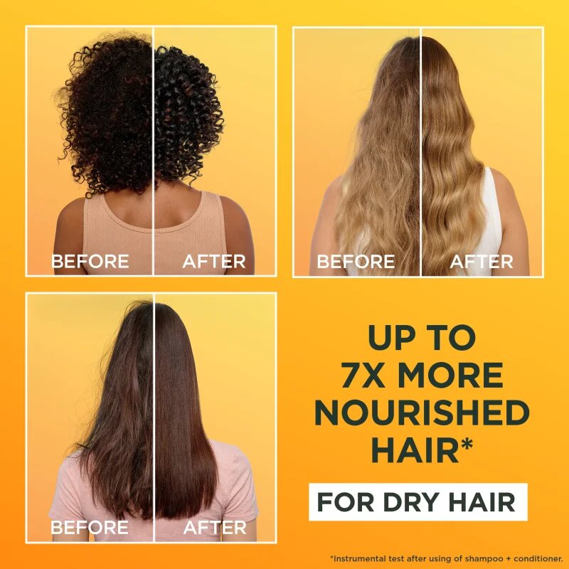 Garnier Fructis Banana Hair Food hranilni šampon za suhe lase 350 ml