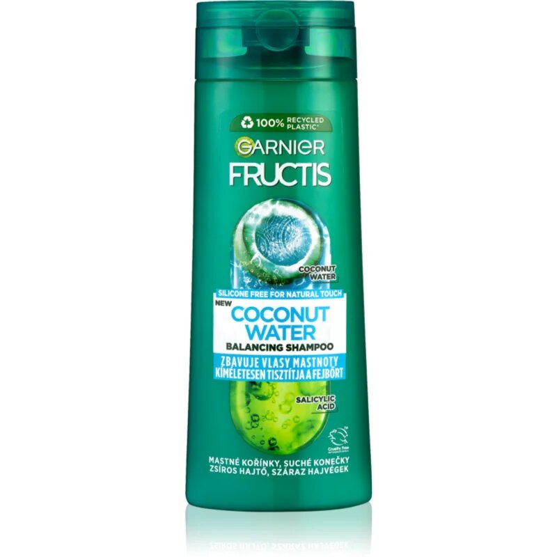 Garnier Fructis Coconut Water šampon za okrepitev las 400 ml
