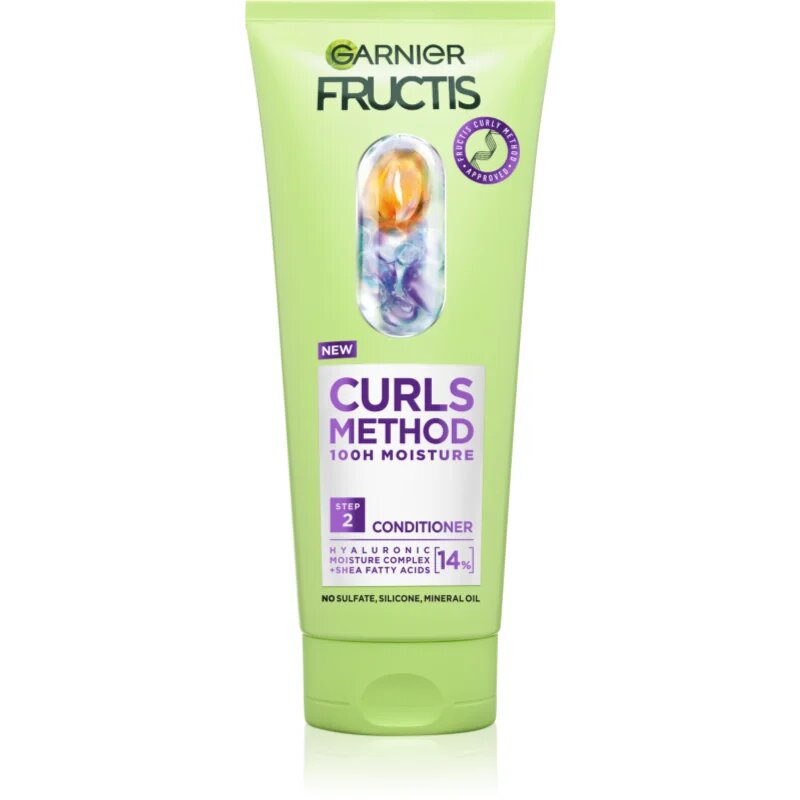 Garnier Fructis Curls Method vlažilni balzam za valovite in kodraste lase 200 ml