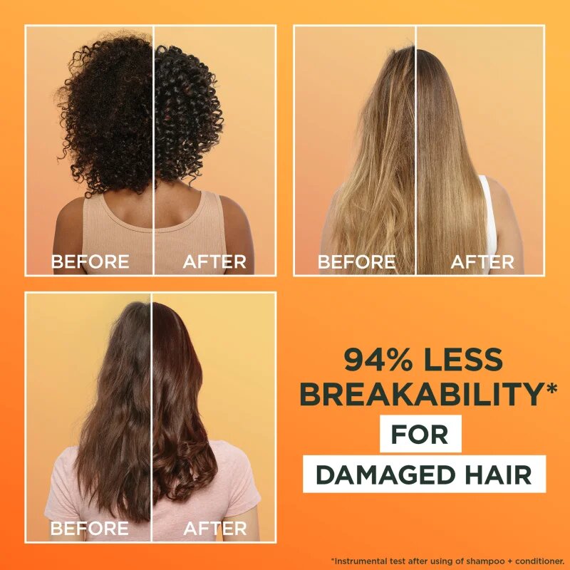 Garnier Fructis Papaya Hair Food obnovitvena maska za poškodovane lase 400 ml