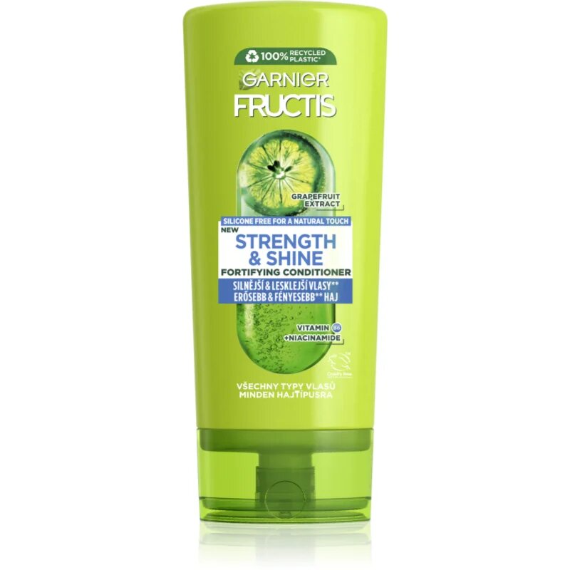 Garnier Fructis Strength & Shine krepilni balzam za krepitev in sijaj las 200 ml