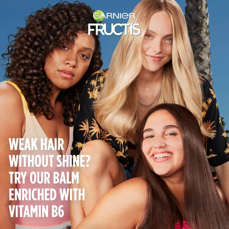 Garnier Fructis Strength & Shine krepilni balzam za krepitev in sijaj las 200 ml