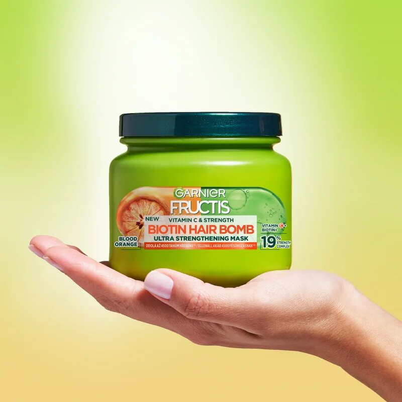 Garnier Fructis Vitamin & Strength globinsko krepilna maska za lase 320 ml