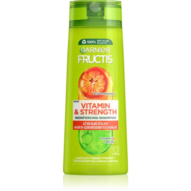 Garnier Fructis Vitamin & Strength krepilni šampon za poškodovane lase 400 ml