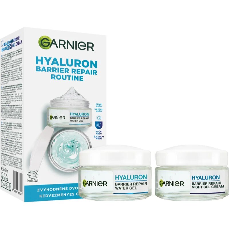 Garnier Hyaluron Barrier Repair dnevna in nočna krema za krepitev kožne pregrade
