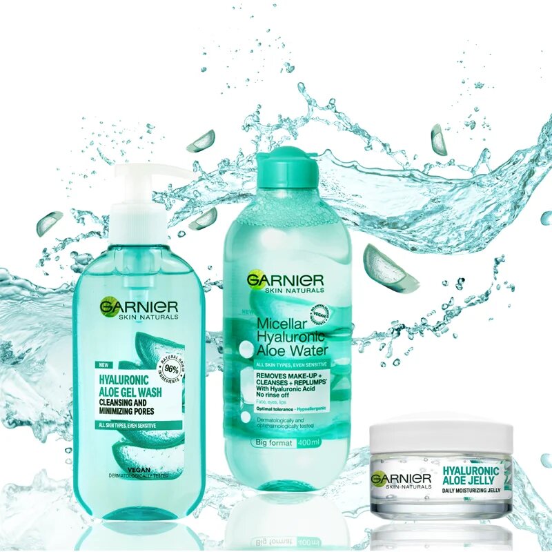 Garnier Hyaluron + Hyaluronic Aloe čistilni gel 200 ml