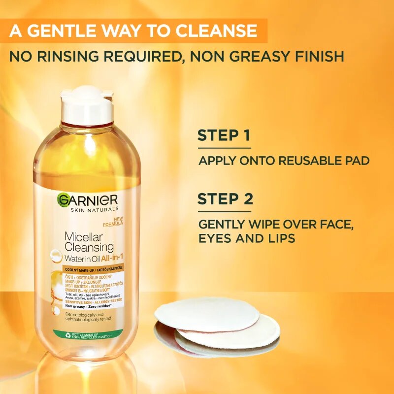 Garnier Micellar dvofazna micelarna voda 3v1 100 ml