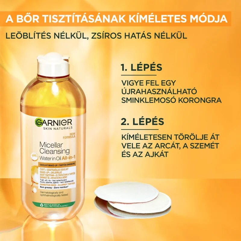 Garnier Micellar dvofazna micelarna voda 3v1 400 ml