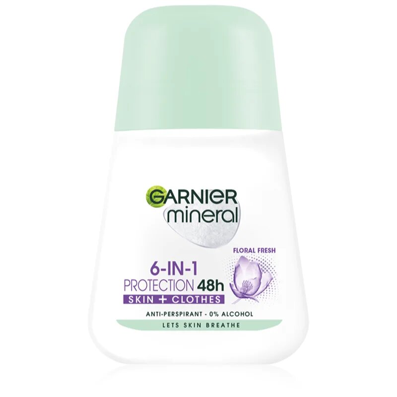 Garnier Mineral 5 Protection antiperspirant roll-on 48 ur (Floral Fresh) 50 ml