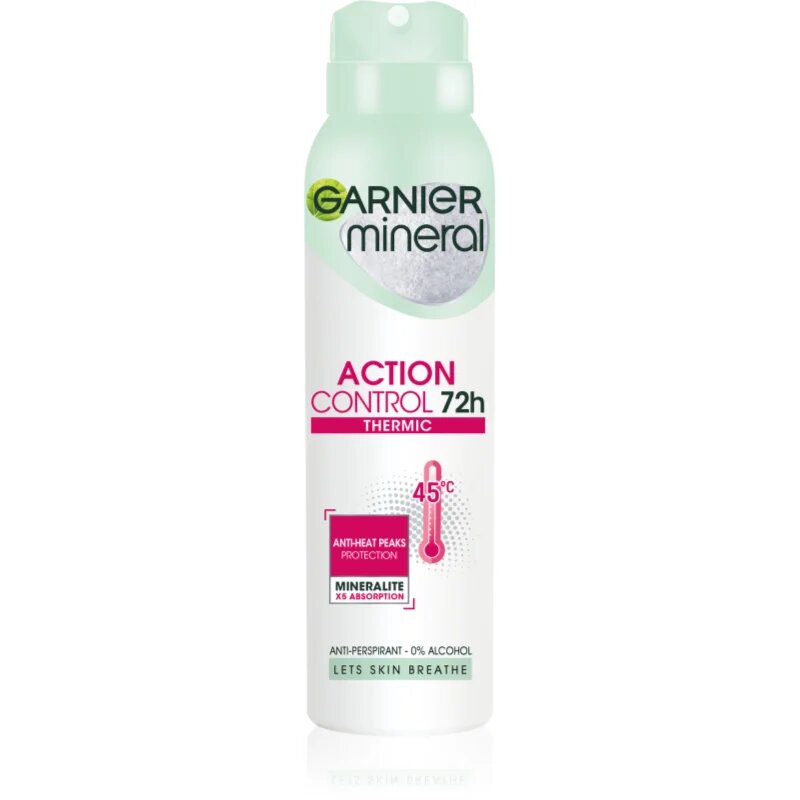 Garnier Mineral Action Control Thermic antiperspirant in deodorant v pršilu 150 ml