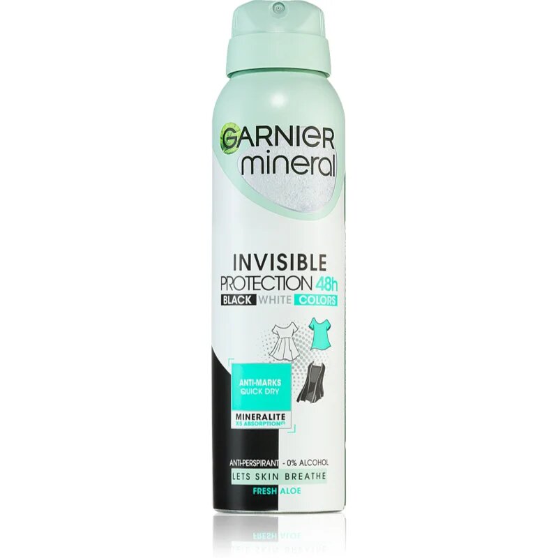 Garnier Mineral Invisible antiperspirant v pršilu 150 ml