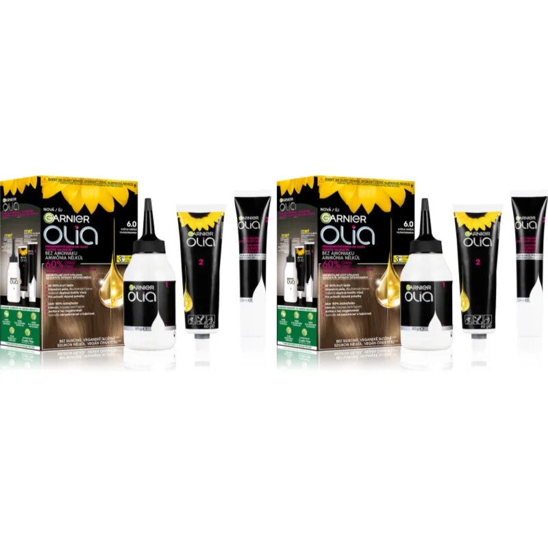 Garnier Olia Big Kit set odtenek 6.0 Light Brown