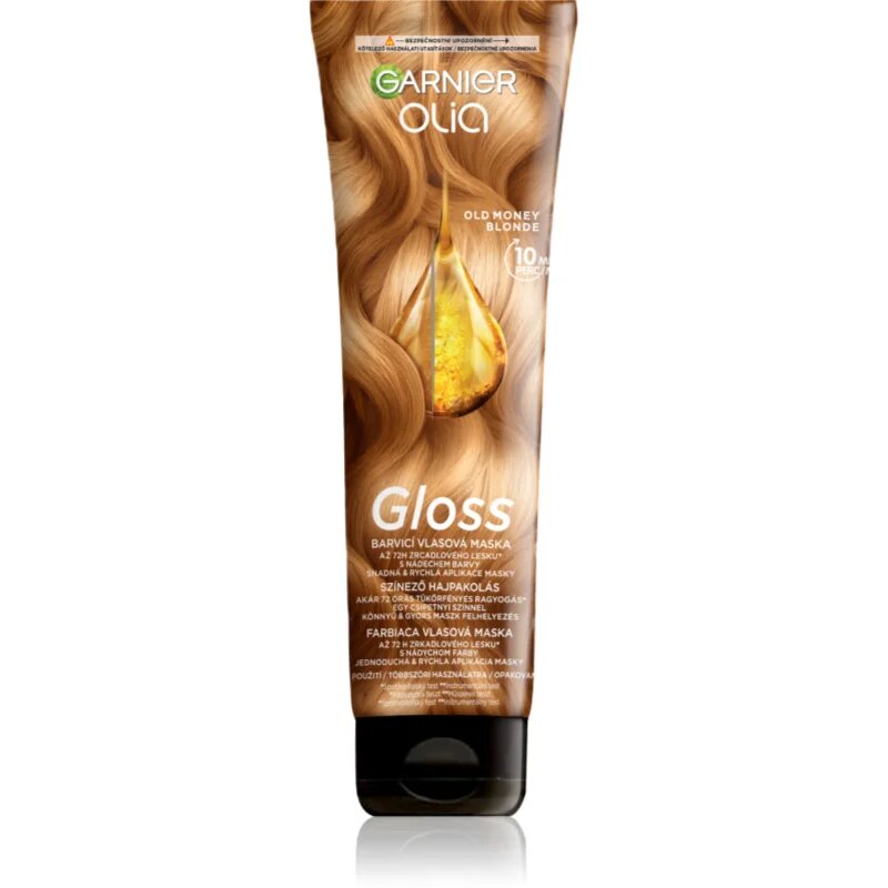Garnier Olia Gloss barvna maska za lase odtenek Old Money Blonde 150 ml
