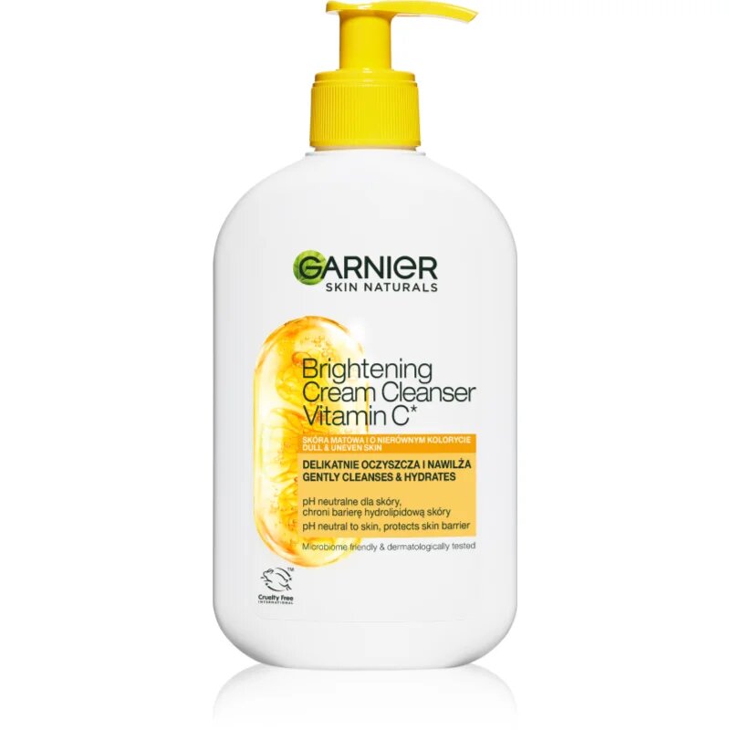 Garnier Pure Active Vitamin C čistilna krema za osvetlitev kože 250 ml