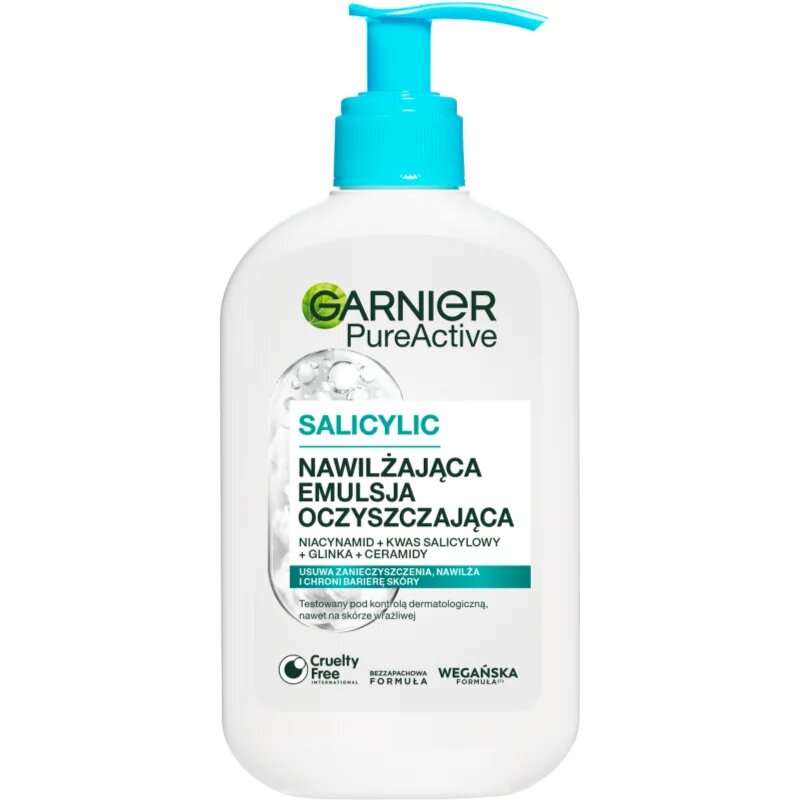 Garnier Pure Active vlažilni čistilni gel proti nepravilnostim na koži 250 ml