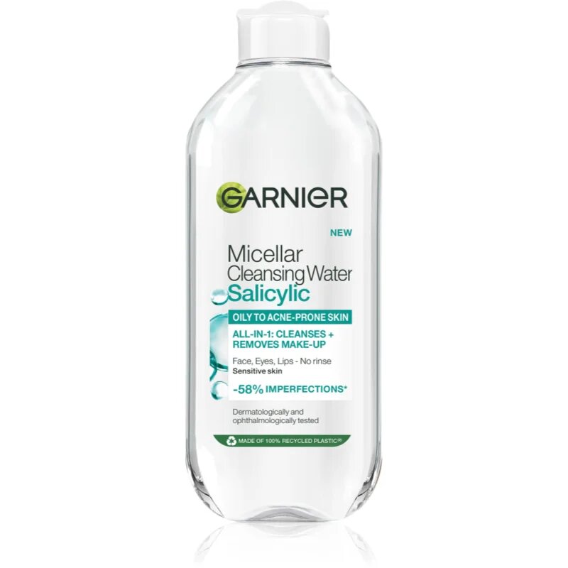 Garnier Salicylic Micellar Cleansing Water micelarna čistilna voda s salicilno kislino 400 ml