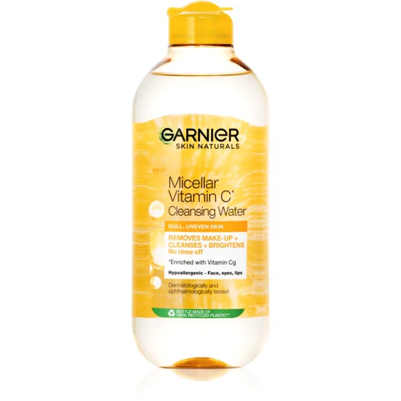 Garnier Vitamin C čistilna micelarna voda za odstranjevanje ličil 400 ml