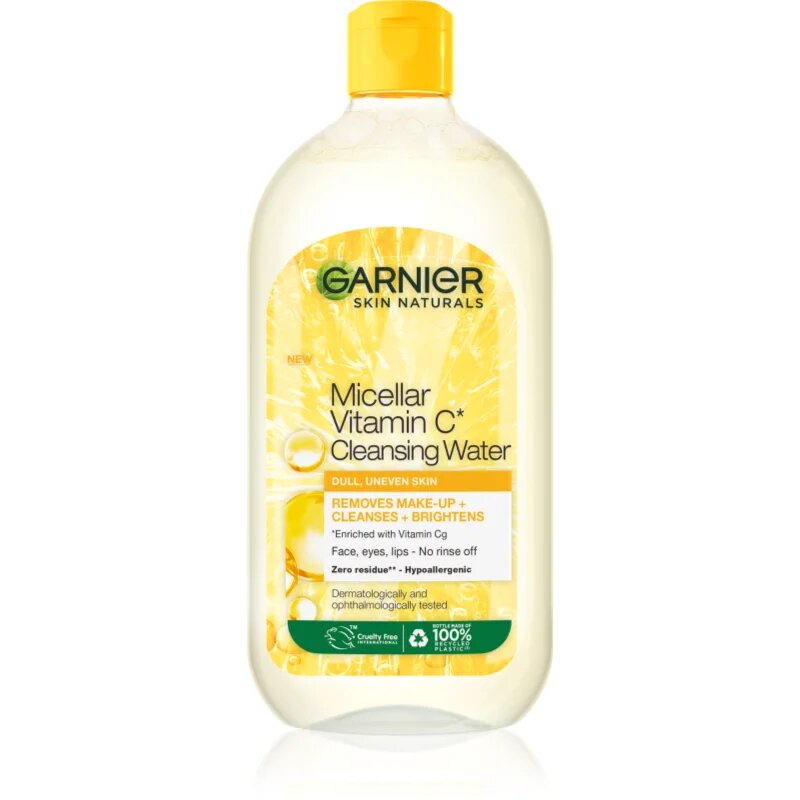 Garnier Vitamin C čistilna micelarna voda za odstranjevanje ličil 700 ml