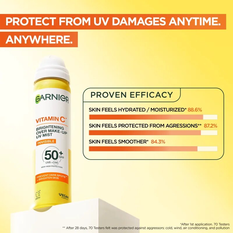 Garnier Vitamin C meglica za obraz (posvetlitveni) SPF 50+ 75 ml